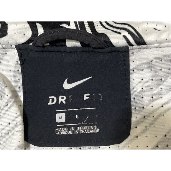 Nike Jordan Dry Fit Jacket BHM Black History Month Men's M Slim Cut Gold Swish - Picture 12 of 16